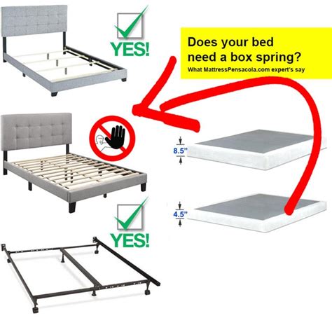 can you use box springs and maytress on.metal bed|do mattresses need a box spring.